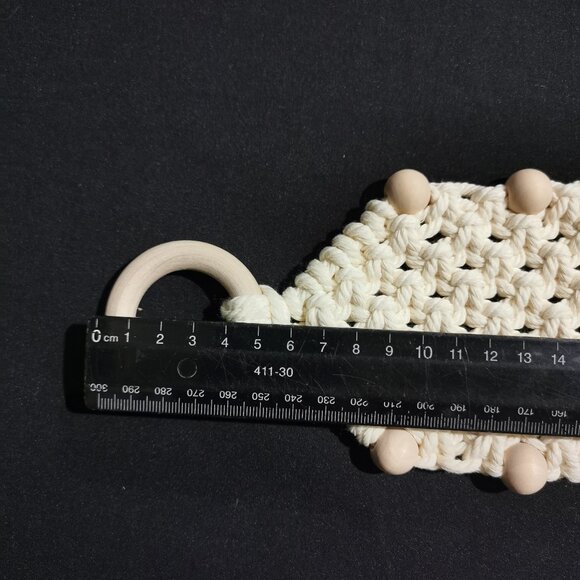 Set of 2 Cotton Hanging Baskets NWOT #7 - Picture 2 of 7